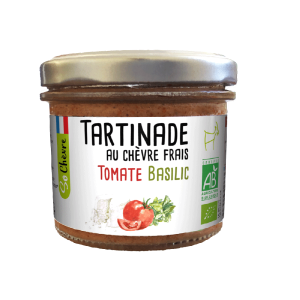 Tartinable au chèvre frais Tomate Basilic 90gr