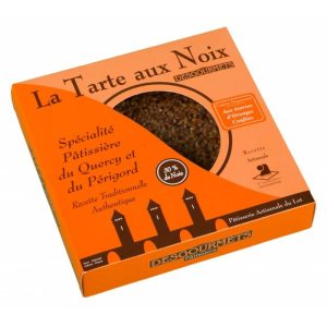 Tarte aux noix et écorces oranges confites 400gr